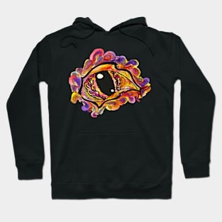 Mystic eye - colorful aquarel design Hoodie